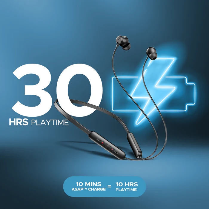 boAt Rockerz Summit Bluetooth Neckband (Classic Black, In the Ear)