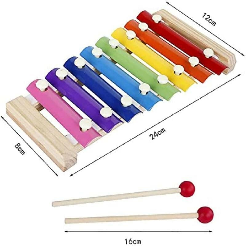 Humming Bird Toys Wooden Xylophone Toys for Kids, Musical Toy Piano Sound Instrument for Children - HalfPe