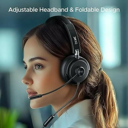 boAt Bassheads 900 Wired Earphones with 40mm Drivers ,  In-line microphone, Super Bass (Multicolor)