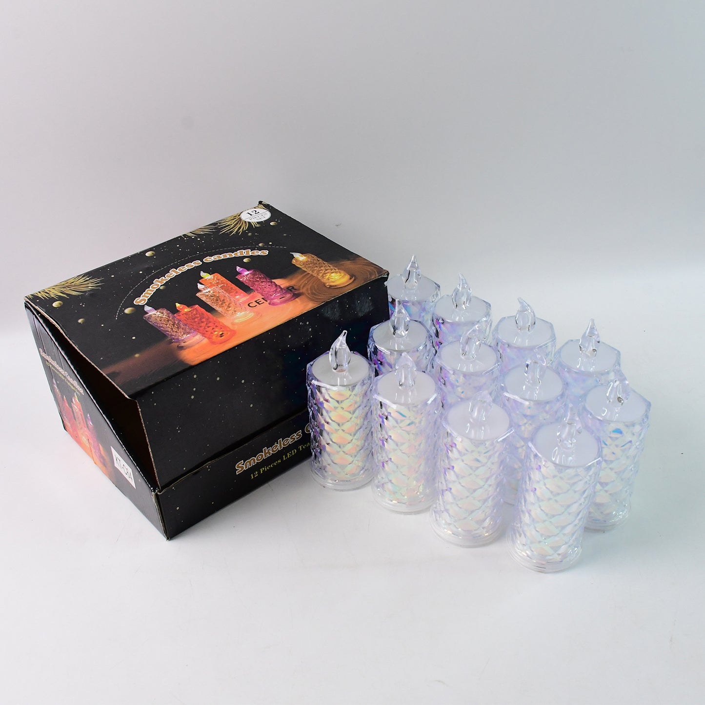 Smokeless Led Candles (12 Pc)