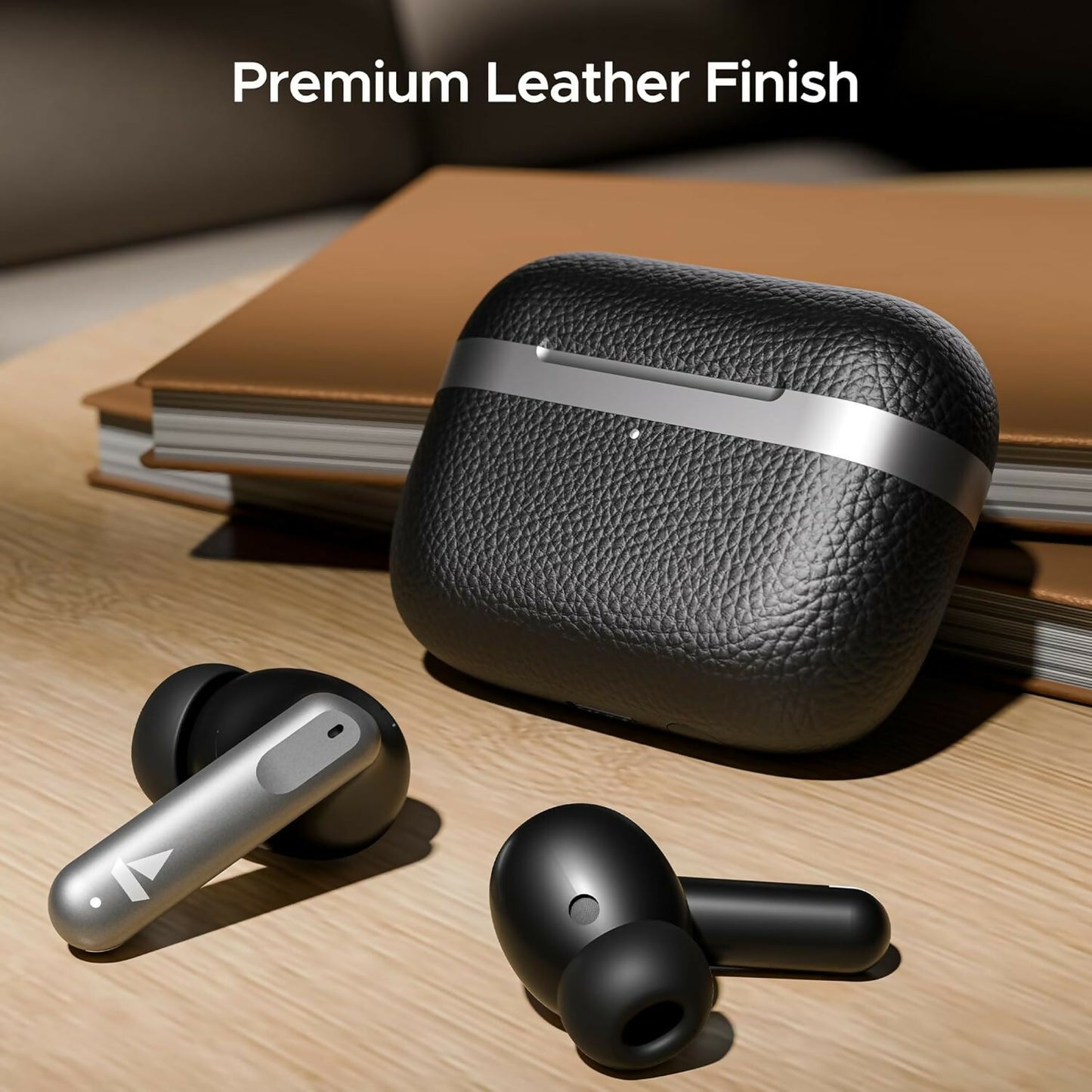 Boat Airdopes 111v2, v5.4 Bluetooth TWS in Ear Earbuds Wireless Earphones with mic (Classic Black)