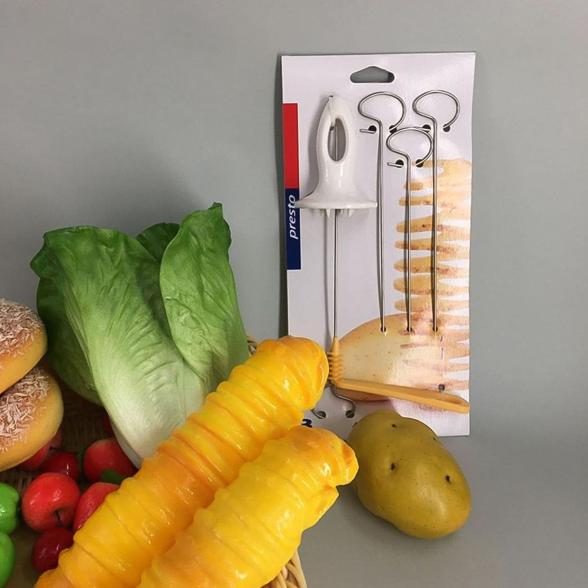 1 Set Potato Spiral Cutter Potato Twister (4 Spits) HP DD
