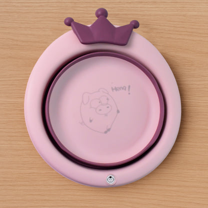 Premium Baby Bathtub with Non-Slip Base, collapsible multipurpose basin– Ergonomic Infant &amp; Toddler Bath Tub with Comfortable Design for Safe Bathing