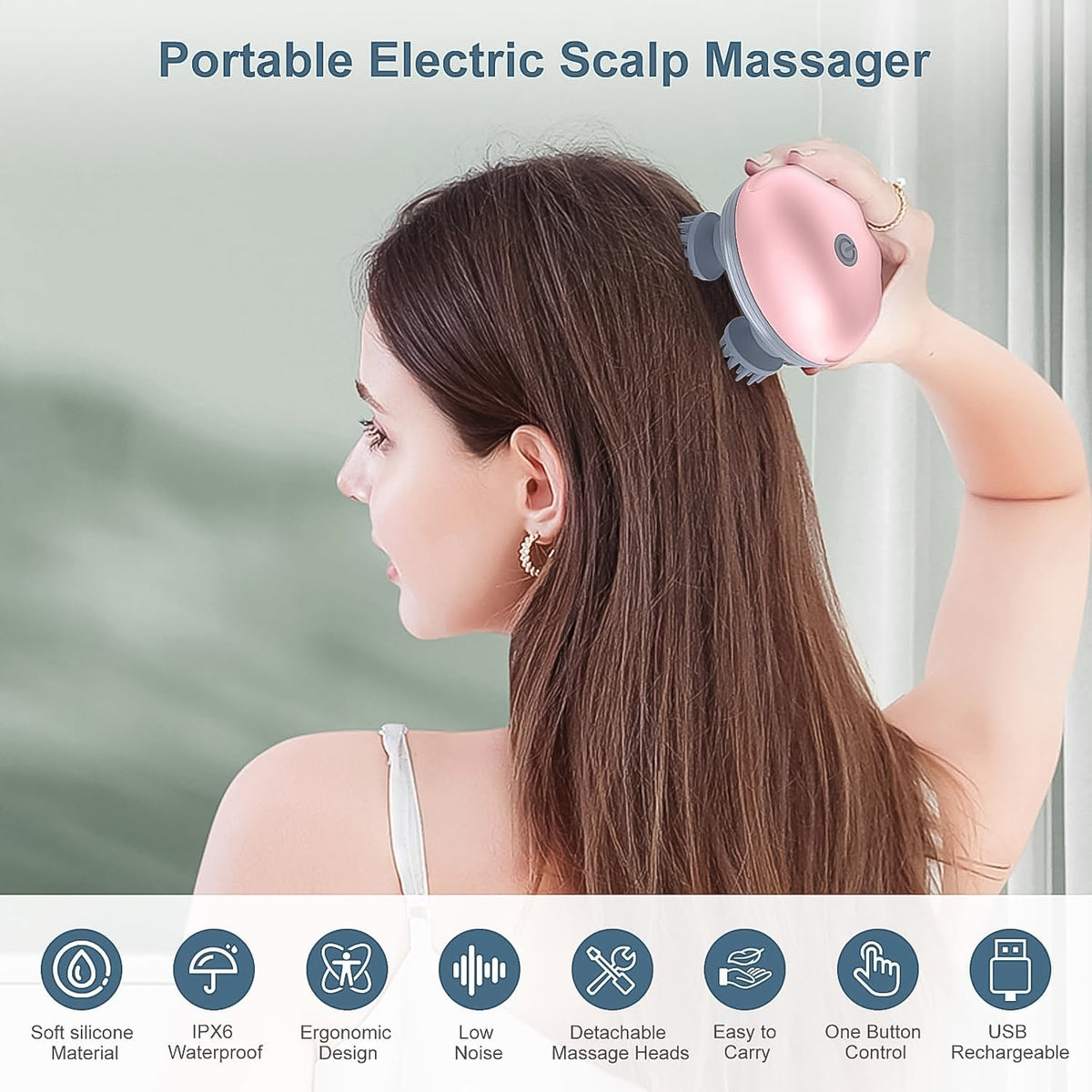 Smart Electric Scalp Massager (1 Pc) HP DD