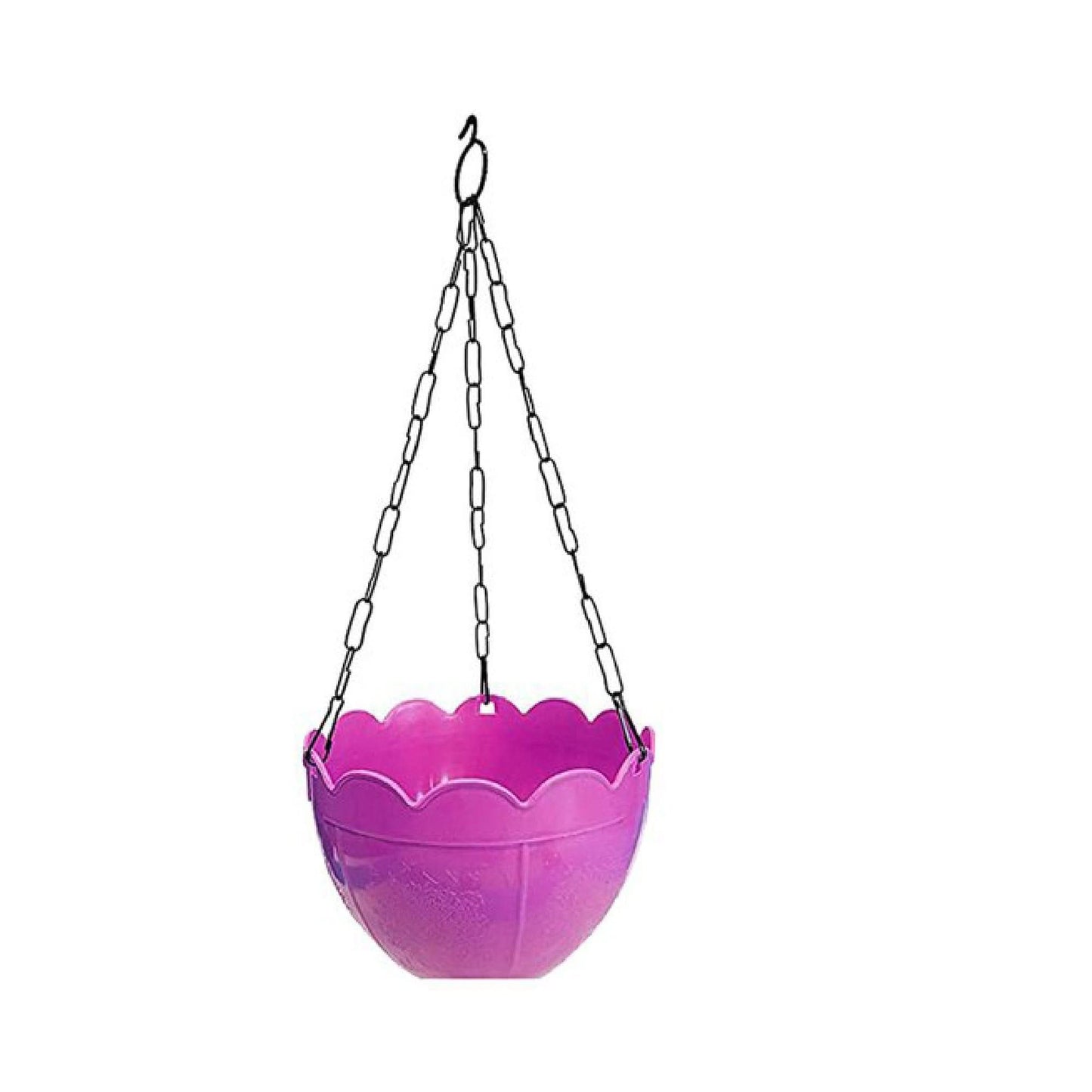Hanging Flower Pot with Chain Garden & Balcony Decor