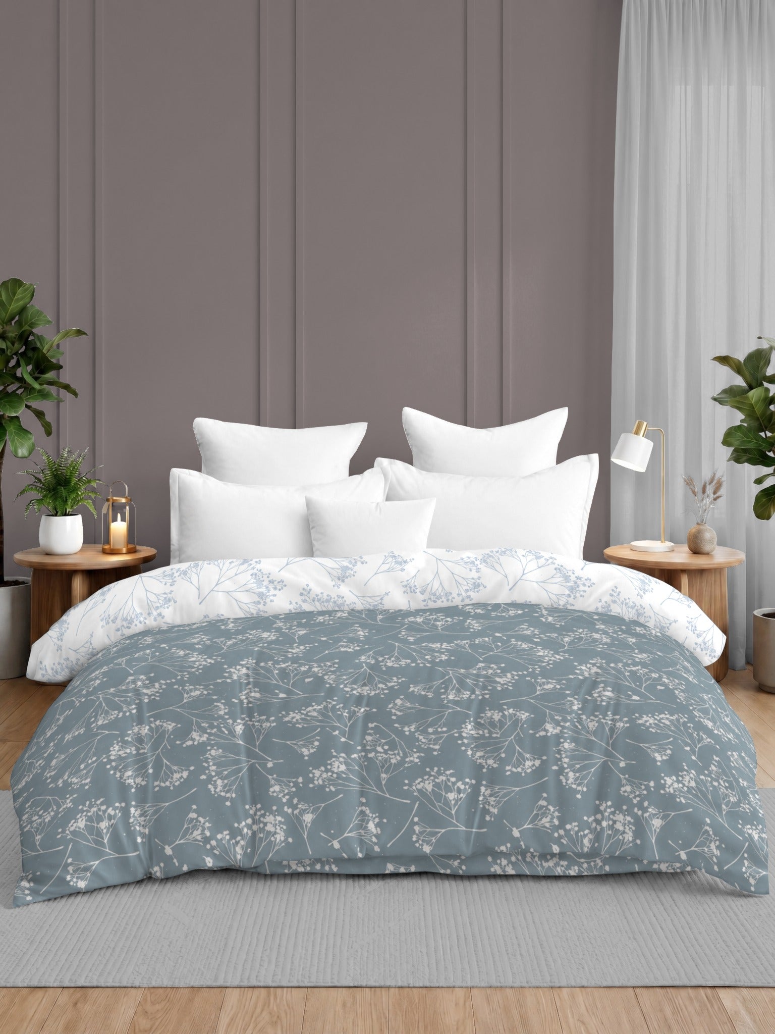 Quirky Home Oxford Collection 2 Kg King Bed Reversible Comforter | AC Blanket