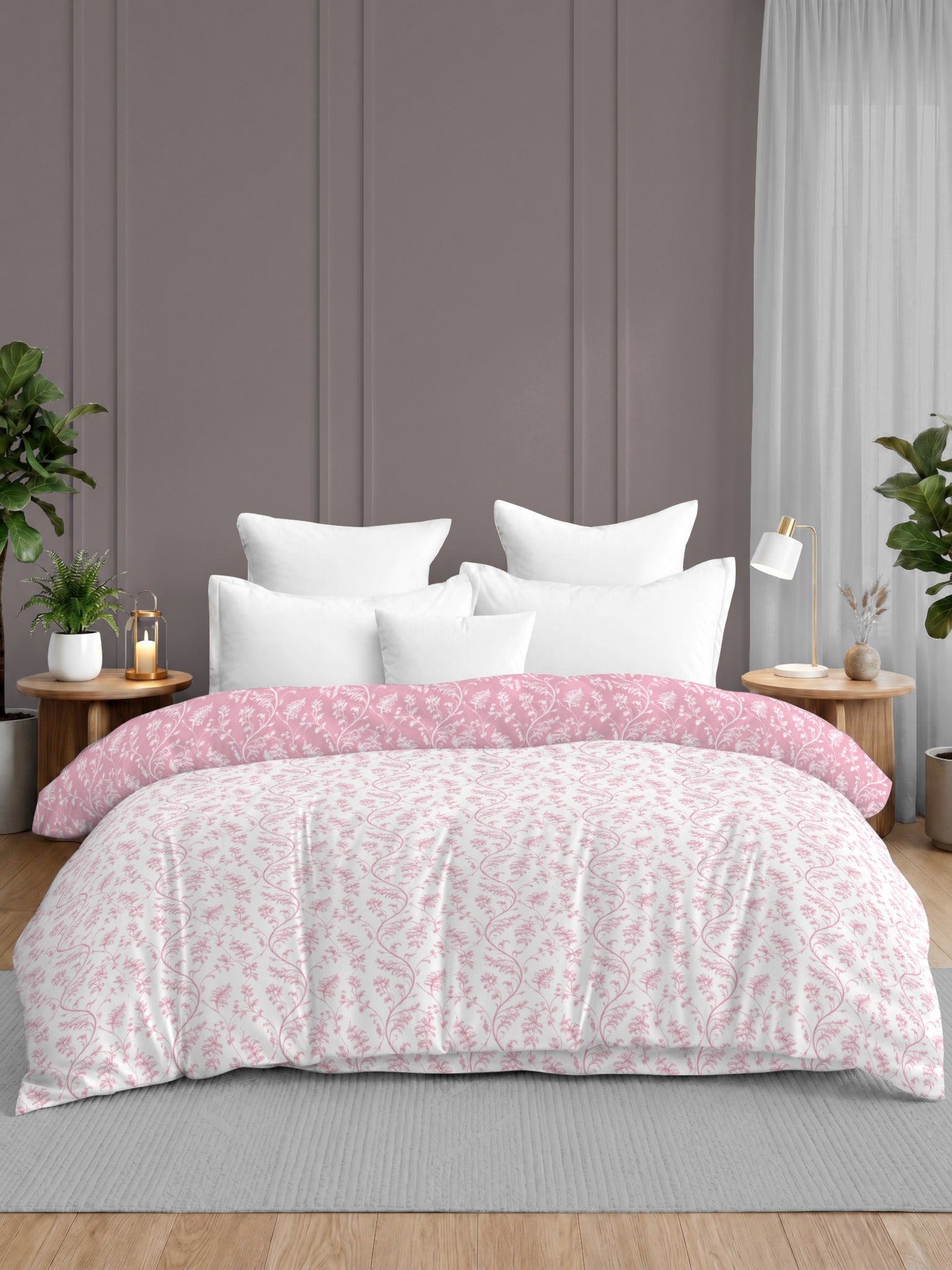 Quirky Home Oxford Collection 2 Kg King Bed Reversible Comforter | AC Blanket