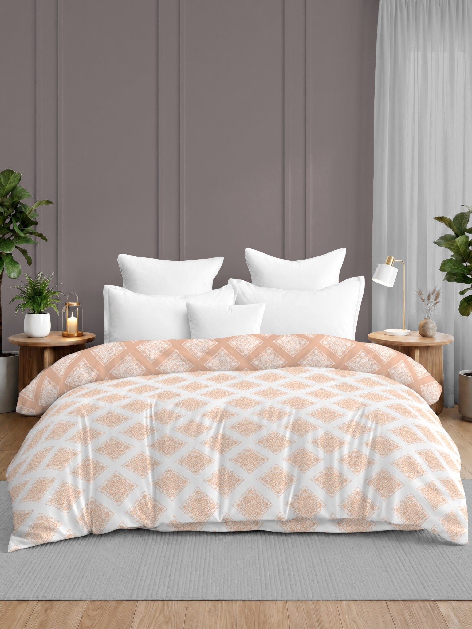 Quirky Home Oxford Collection 2 Kg King Bed Reversible Comforter | AC Blanket
