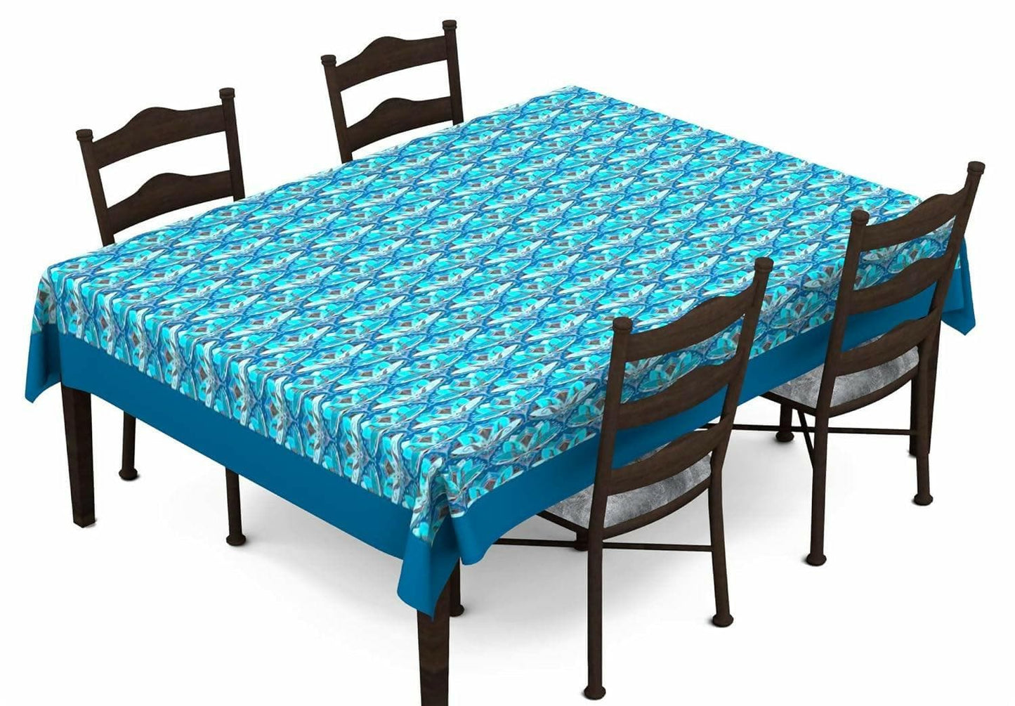 Lushomes Dining Table Cover 6 Seater, Digital Printed Themed Table Cover for 6 Seater (60 x90 inches, Single pc) - HalfPe