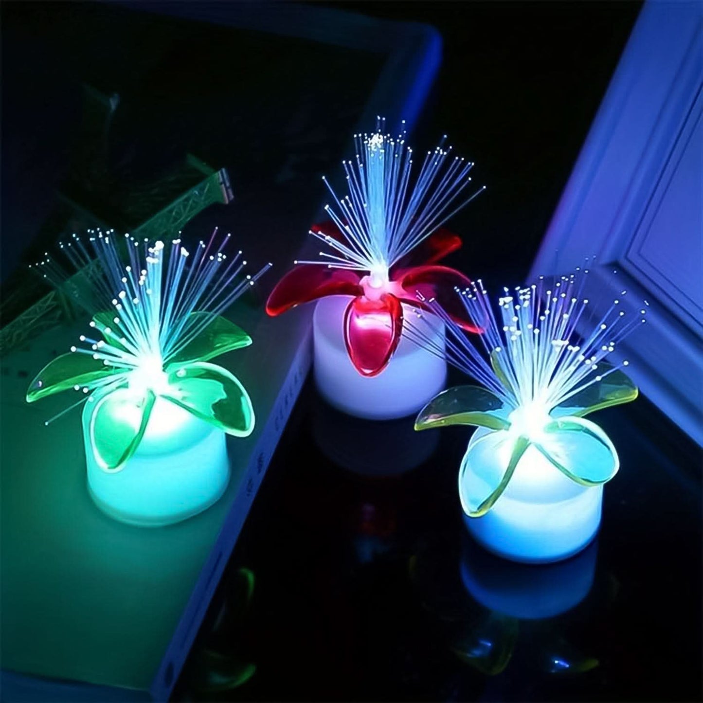Fiber Optic LED Light Up Centerpieces  (Pack of 12)
