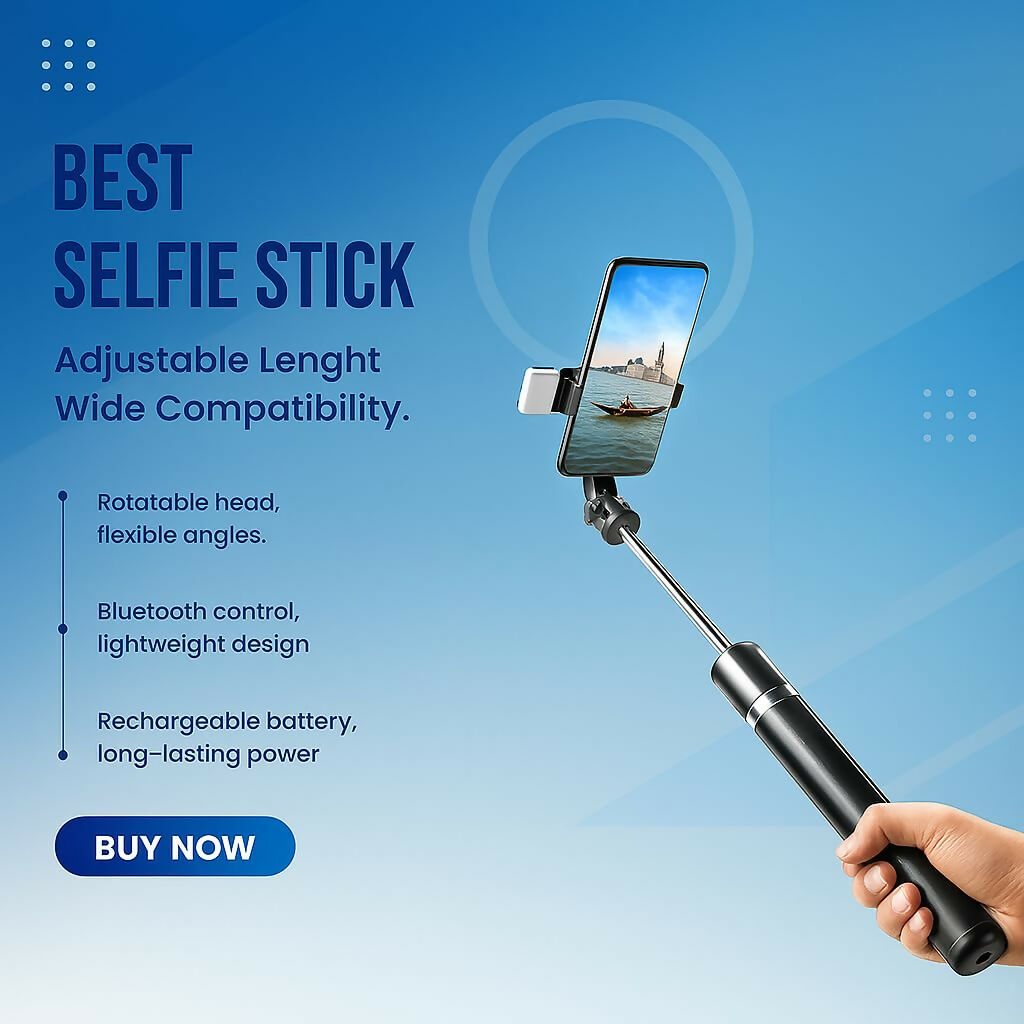 3-in-1 Bluetooth Selfie Stick with Tripod & LED Light Dreams Gadgets