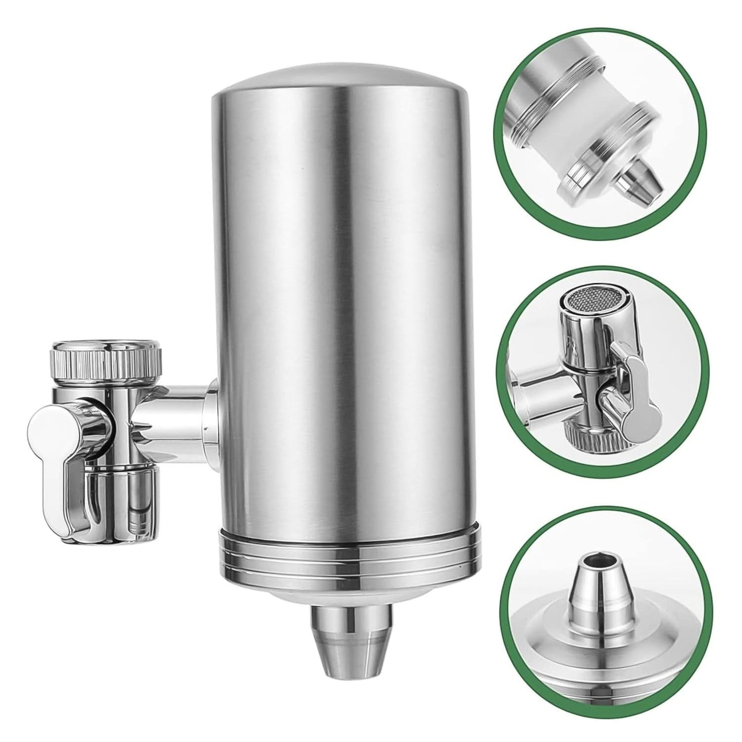 Stainless  Steel Faucet Mount Water Filter Water Purifier (1 Set)