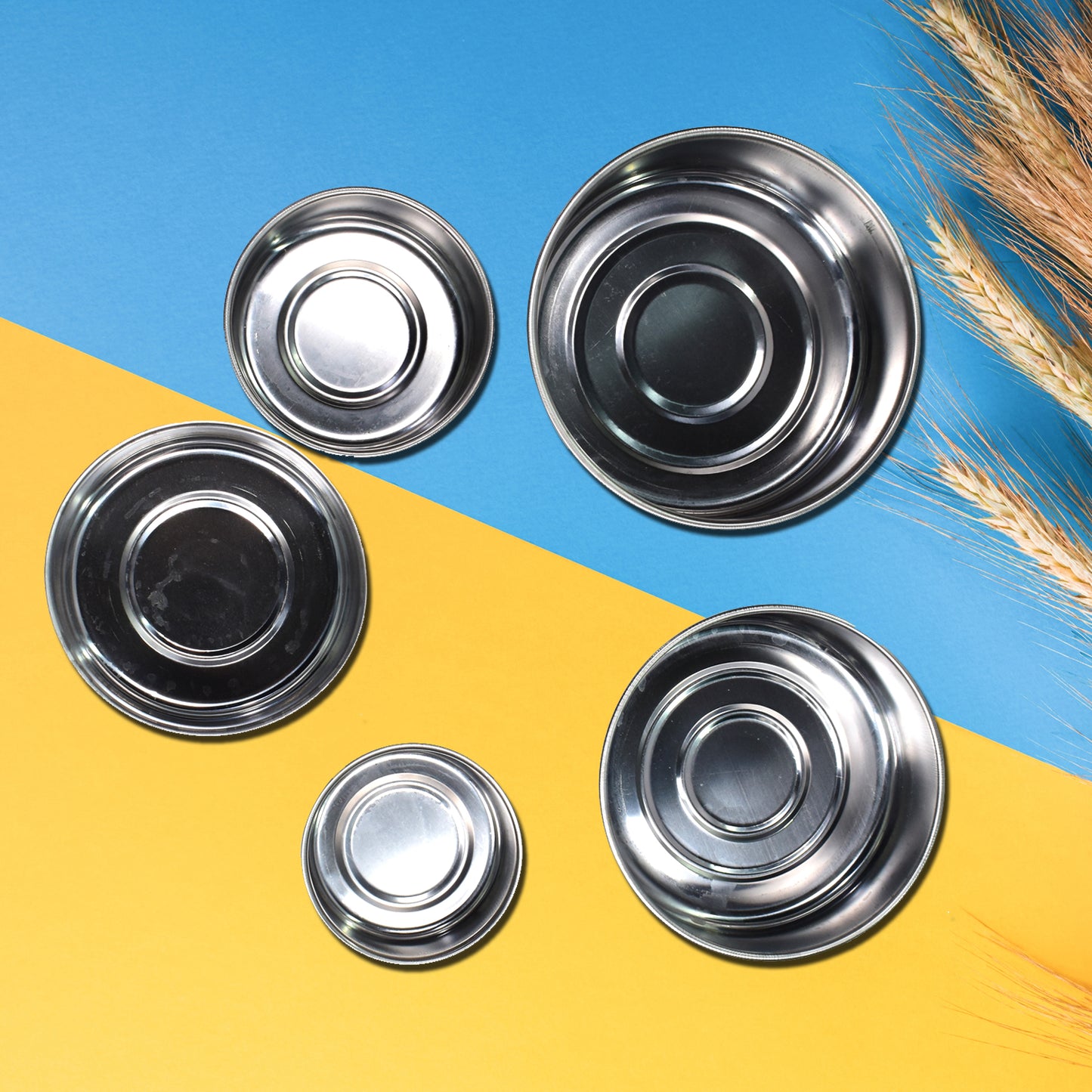 5 In 1 Stainless Steel Food Storage Airtight & Leak Proof Lunch Box