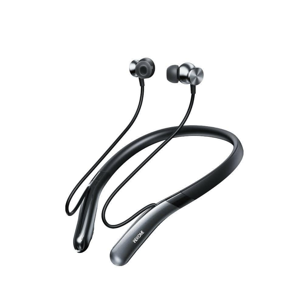 Wk-WG-02-Skin-friendly silicone memory neckband.(Black) - HalfPe