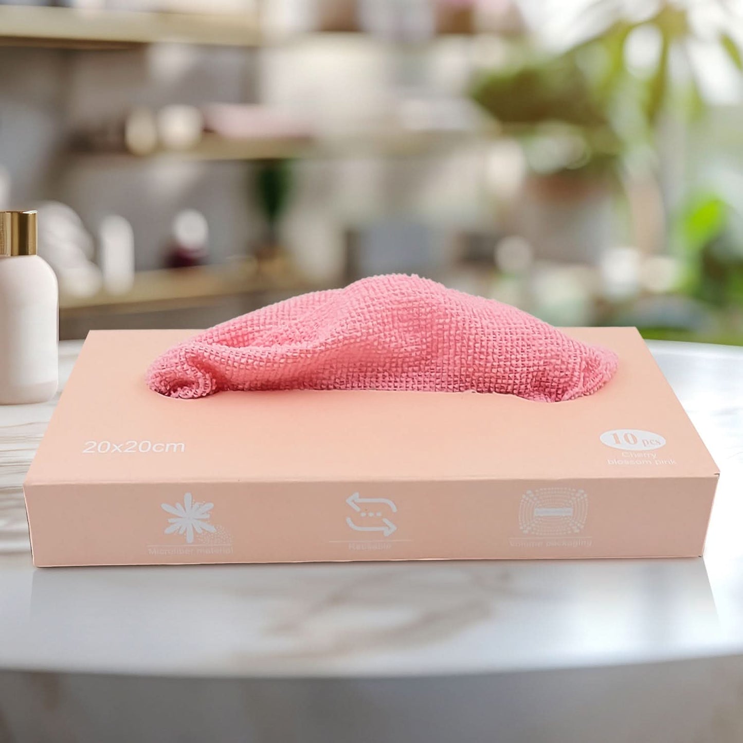 Microfiber Cleaning Cloth With Box Magic Wipe (10 Pcs Set)