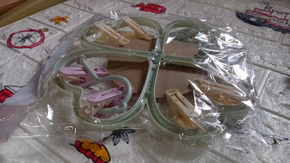 Heart-Shaped Clothes Drying Rack – 8 Clip Hanger for Socks, Baby Clothes, Towels & More