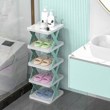 5 Tier Shoes Stand Shoe Tower Rack Suit For Small Spaces