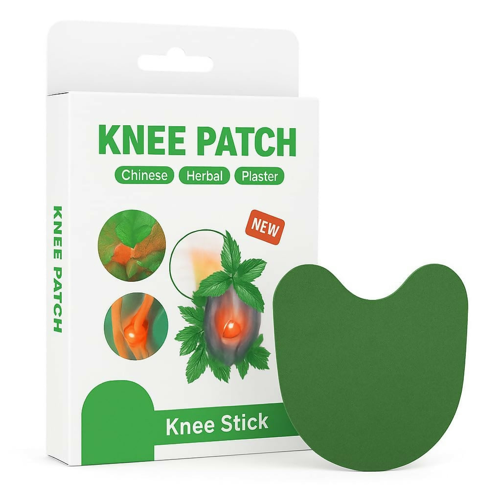 Natural Wormwood Knee Pain Relief Patches (10 Pcs) Herbal Arthritis & Joint Pain Relief Stickers Instant Comfort for Knee Inflammation & Aches