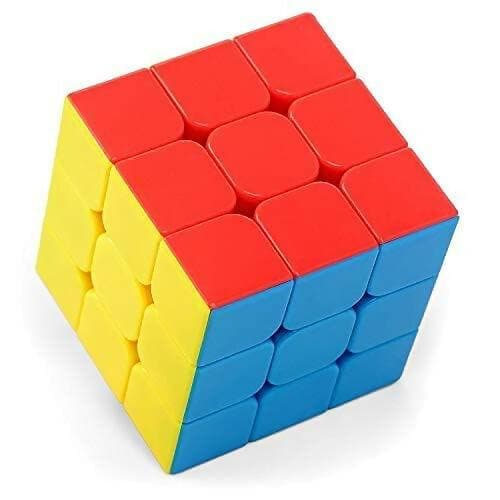 Humming Bird Toys Moyu 3X3 Cube Toys for Kids Sticker Less Speed Puzzle Game for Children - HalfPe