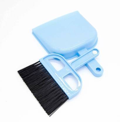 Mini Dustpan With Brush Broom Set For Multipurpose Cleaning - 2 Pcs