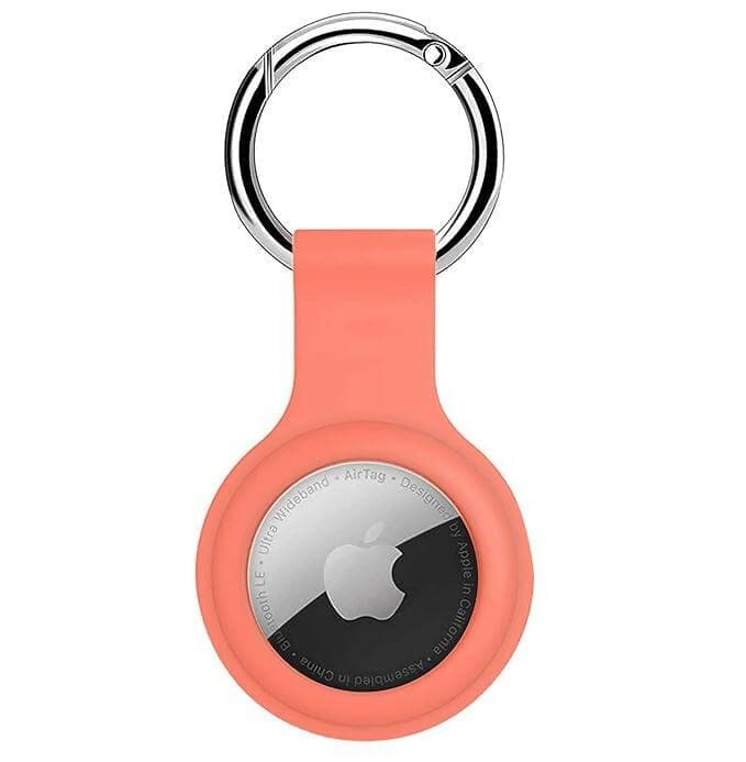 SQUIF Airtag Silicone Case Protective Cover for Airtag Case Locator Tracker Anti-Lost Device Keychain Protection - HalfPe