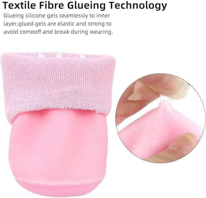 Silicone Gel Socks For Women&Men Gel Socks For Dry Cracked Feet Crack Heel Repair Socks Foot Moisturizer Spa Gel - HalfPe