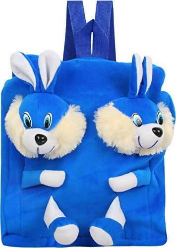 Double Face Blue Tree Velvet Bag Kids For School (Blue)