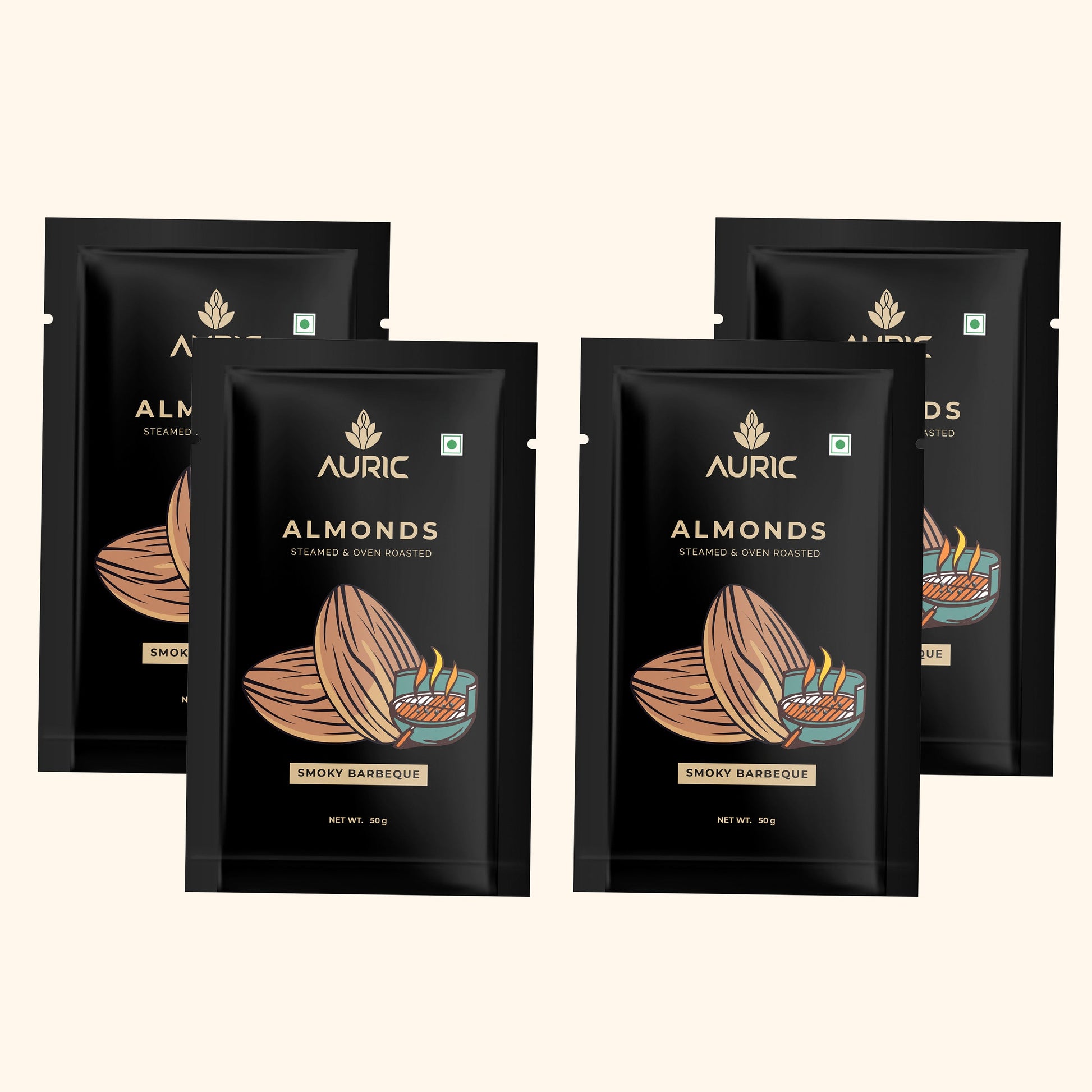 Auric Almonds Smoky Barbeque 50g Zenith Drinks