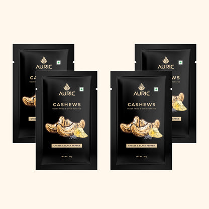 Auric Cashew Cheese & Papper 50g Zenith Drinks