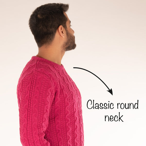 HUFT Twinning Classic Sweater for Humans - Orchid Flower Pink - Heads Up For Tails