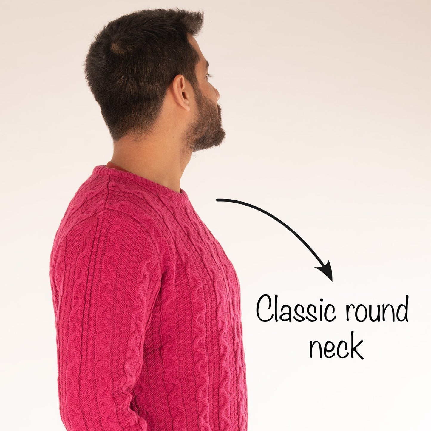 HUFT Twinning Classic Sweater for Humans - Orchid Flower Pink - Heads Up For Tails