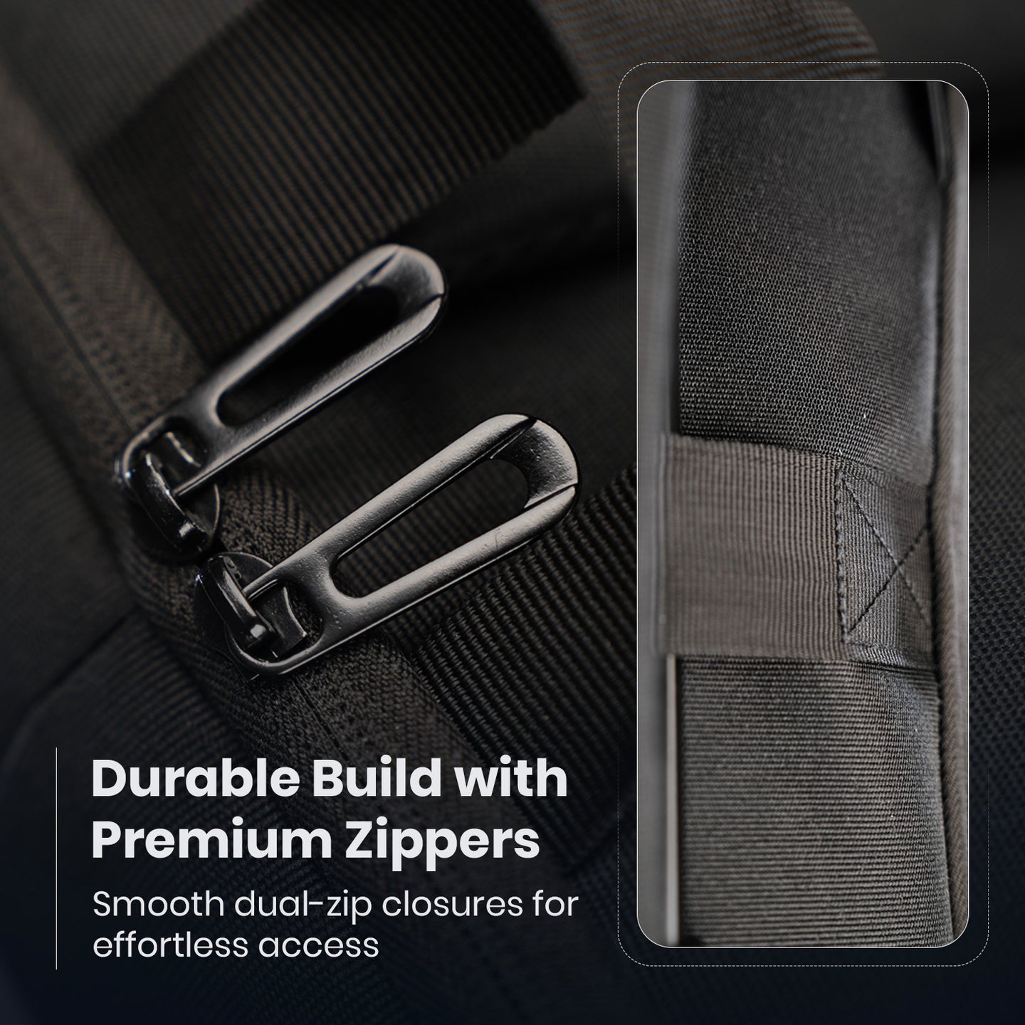 Portronics Byte 2 Laptop Backpack for Laptops up to 15.6 Inches & Durable Zippers, Unisex (Black)