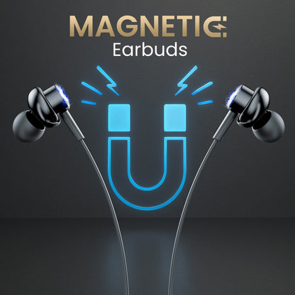 Portronics Conch Gamma Wired Earphone Black