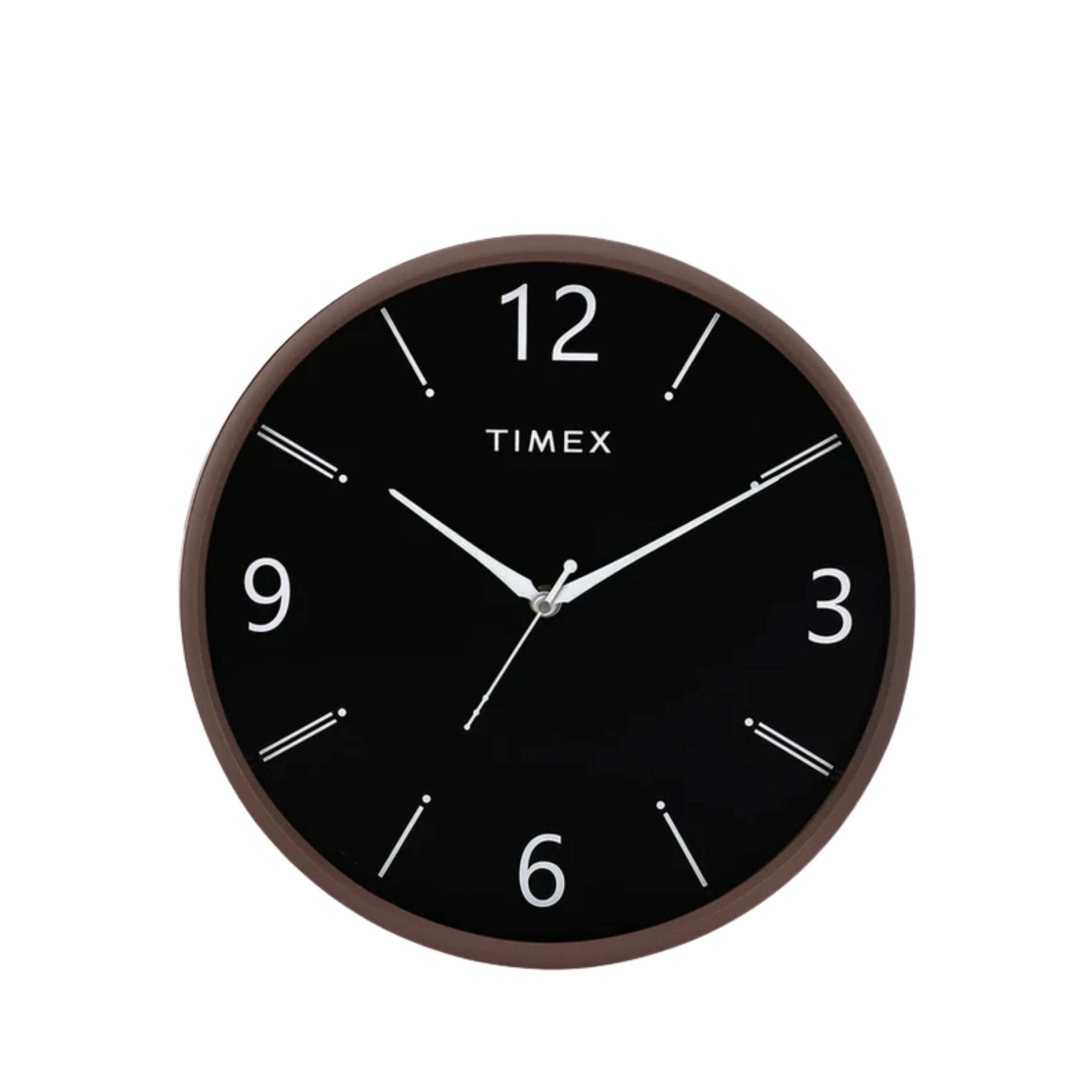 Timex Analog 29.7 cm X 29.7 cm Wall Clock??(Brown, With Glass, Standard)