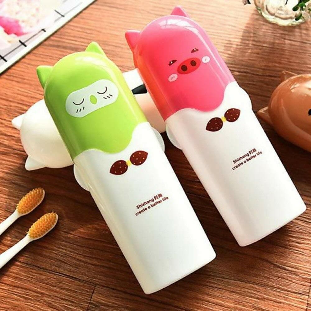 Lovely Cute Cartoon Design Toothbrush Box Holder - HalfPe