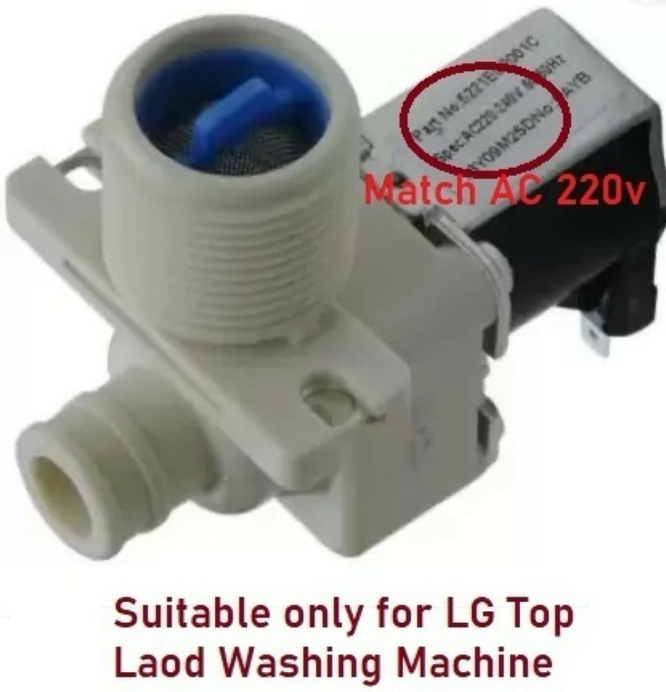 WATER INLET VALVE SUITABLE FOR LG TOP LOAD WASHING MACHINE 220V Automatic Control Valves