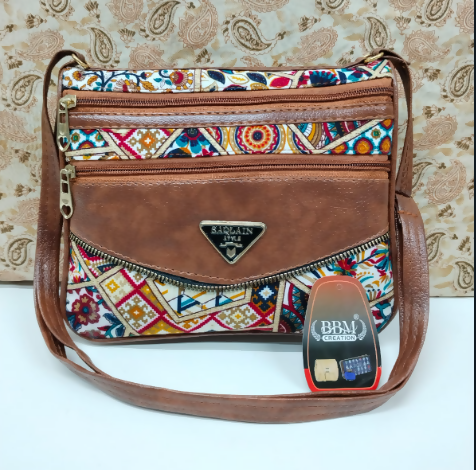 Multi Colour Women's Hand Sling Side Bag Purse Western For Women (TPT)