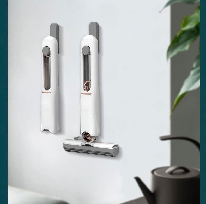 Mini Self-Squeeze Mop – Portable & Absorbent with 1 Sponge Head