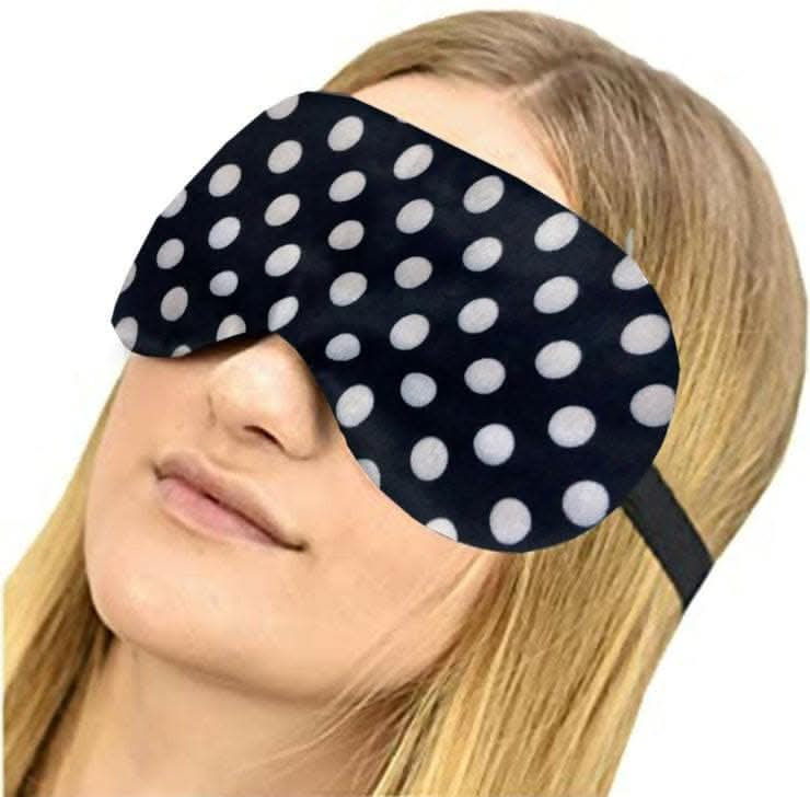 Lushomes Sleep Eyemasks-Single Pc Soft and Comfortable Night Eye Mask for Men &Women, Eye Blinder for Travel/Sleeping/Shift Work - HalfPe