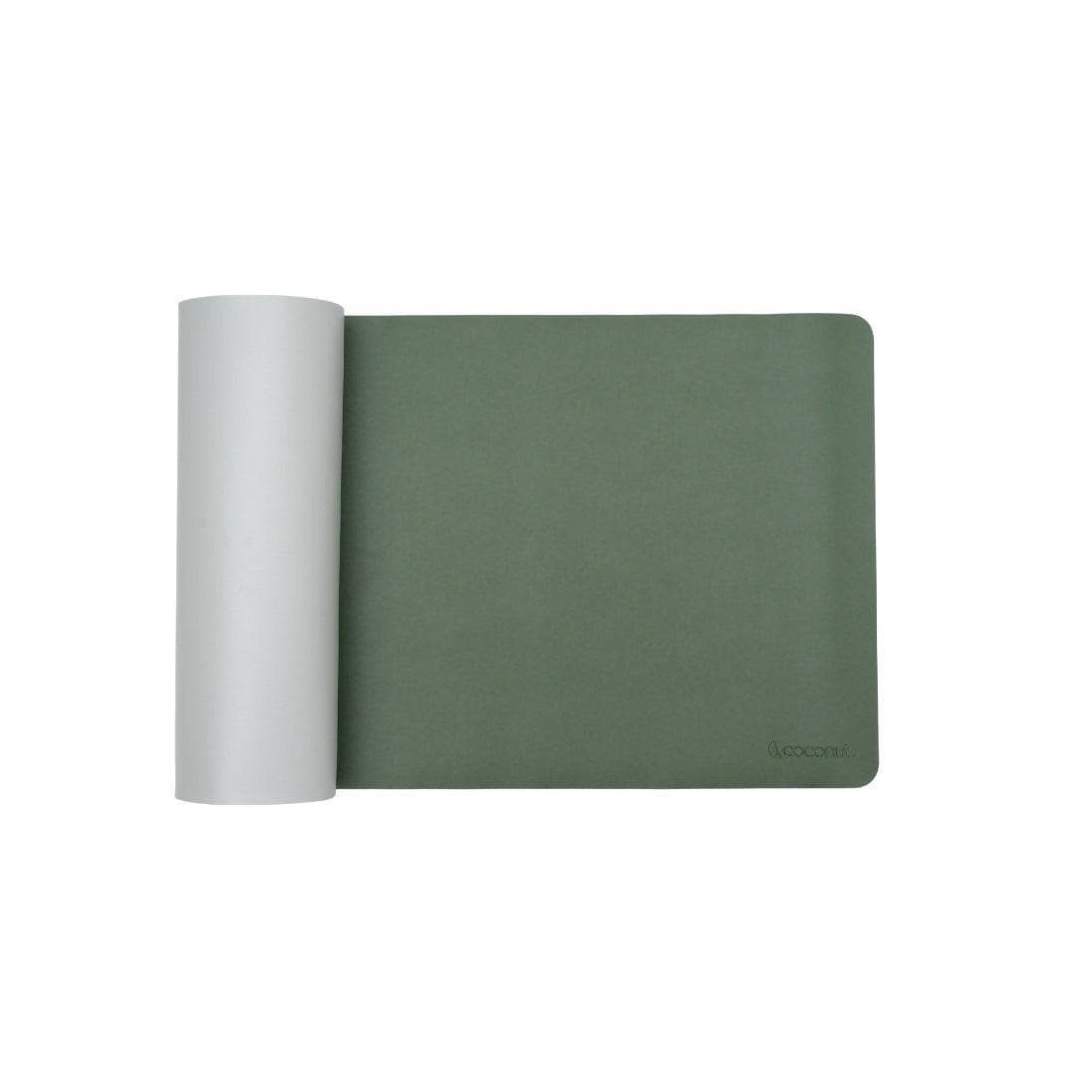 DM01 Reversible Desktop Mat Pad with Removable Magnetic (40X90CM,Green Grey) - HalfPe