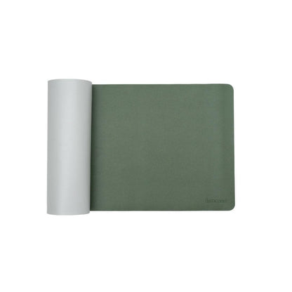 DM01 Reversible Desktop Mat Pad with Removable Magnetic (40X90CM,Green Grey) - HalfPe