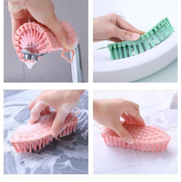 Unique Fibre Plastic Flexible Scrubbing Brush - HalfPe