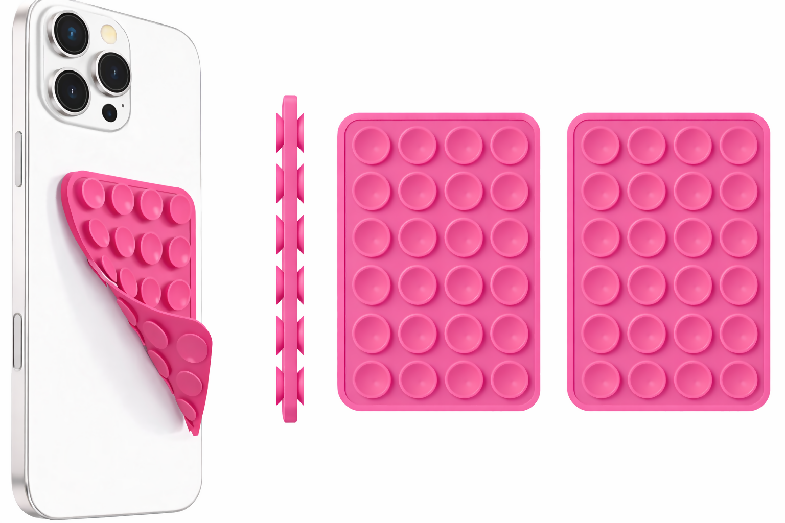 Sucky Multi Suction Mobile Mount Pad Non Slip Reusable Holder for Vertical and Horizontal Use JPS PRODUCTS (ACHSA)