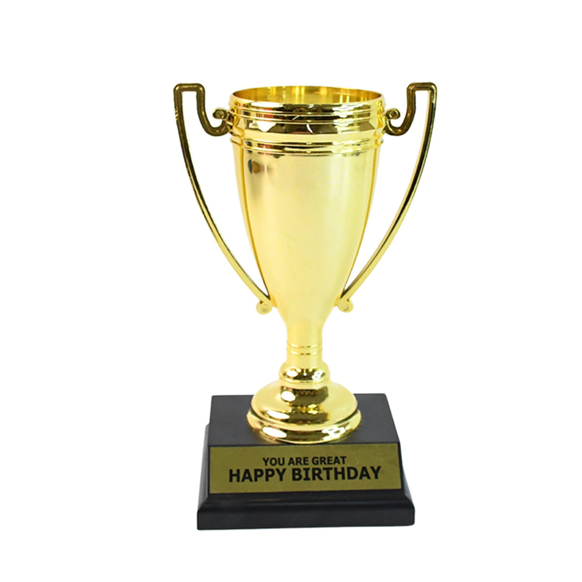 Golden Birthday Trophy  You Are Great Happy Birthday Plastic Award With Base HP DD