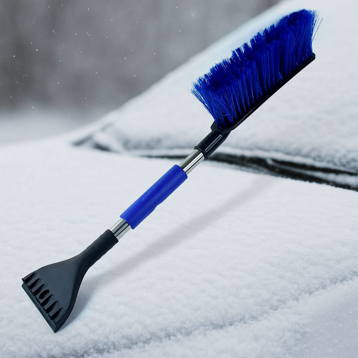 Ice Scraper Car Snow Brush 2 In 1 Comfortable Grip (1 Pc  67 Cm Long) HP DD
