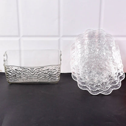 9 In 1 Plastic Bowl With Serving Tray  Plates Set