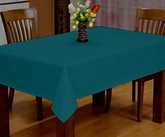 Lushomes Classic Plain Cotton Dining Table Cloth (Size 40 x 40”, Side Table Cover) - HalfPe