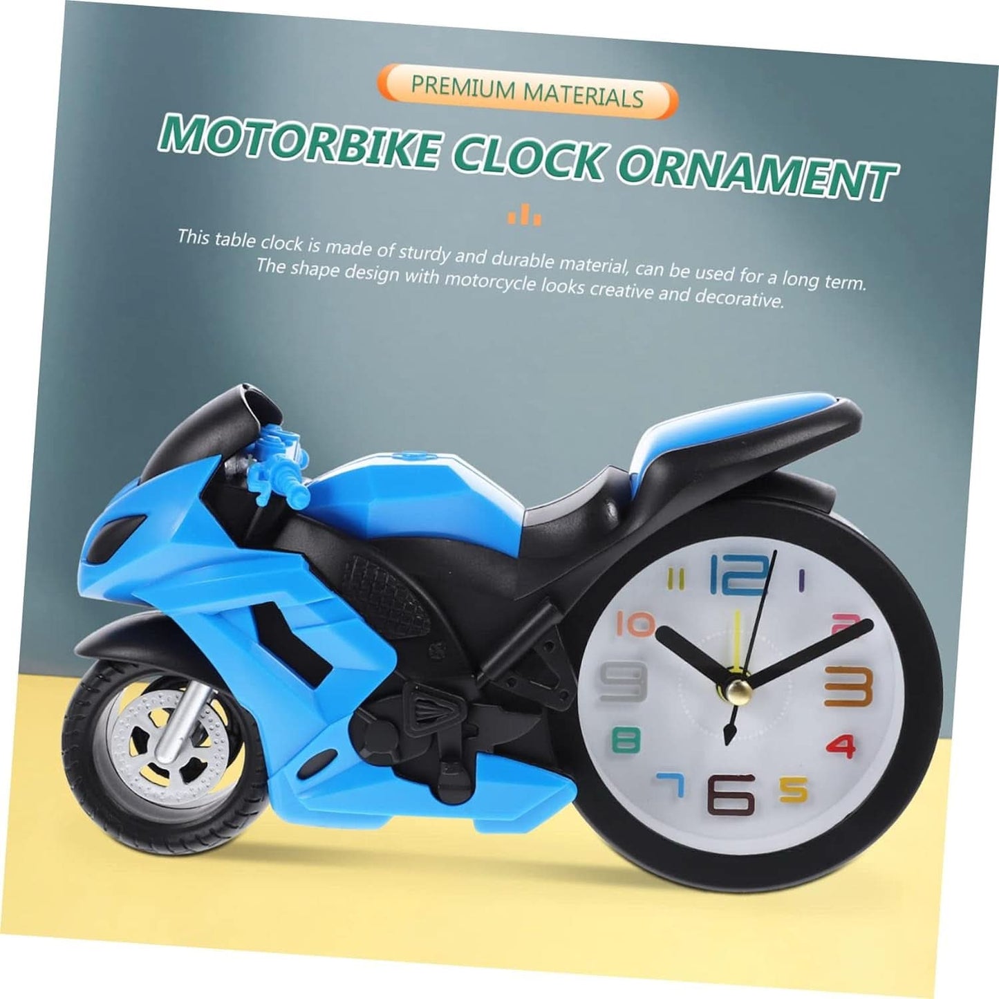 Mini Motorbike Alarm Clock – Retro Style Gift for Kids & Collection
