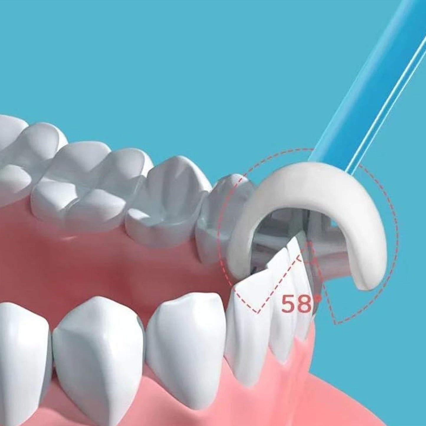 3-Sided Toddler Training Toothbrush – Soft Bristles & Silicone Head (1 Pc)