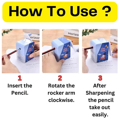 A Cute Unicorn Mechanical Pencil Sharpener For Everyone (Blue) . - HalfPe